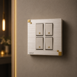 OPUS Tuly 4 Gang 1 Way Switch